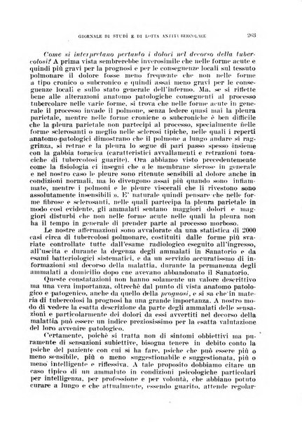 Tubercolosi giornale di studi e di lotta antitubercolare