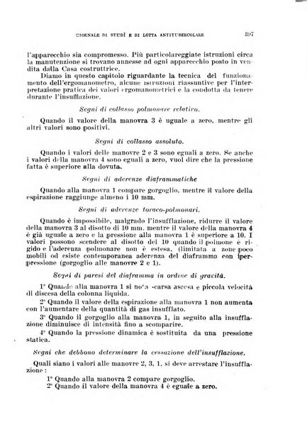 Tubercolosi giornale di studi e di lotta antitubercolare