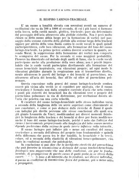 Tubercolosi giornale di studi e di lotta antitubercolare