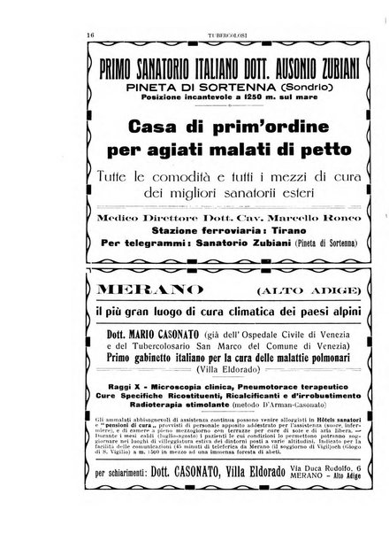 Tubercolosi giornale di studi e di lotta antitubercolare