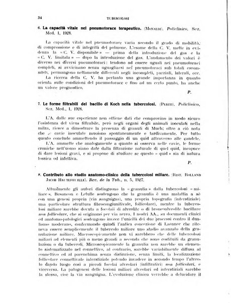 Tubercolosi giornale di studi e di lotta antitubercolare