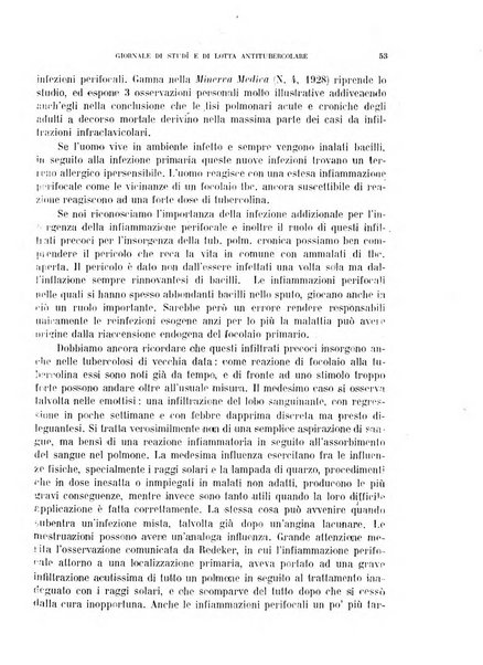 Tubercolosi giornale di studi e di lotta antitubercolare