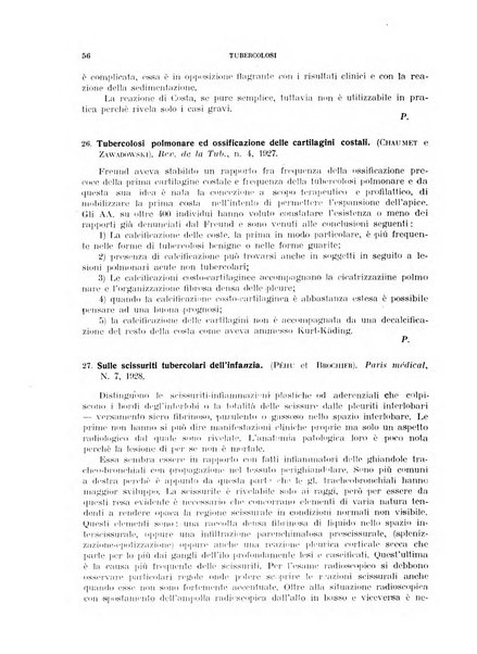 Tubercolosi giornale di studi e di lotta antitubercolare