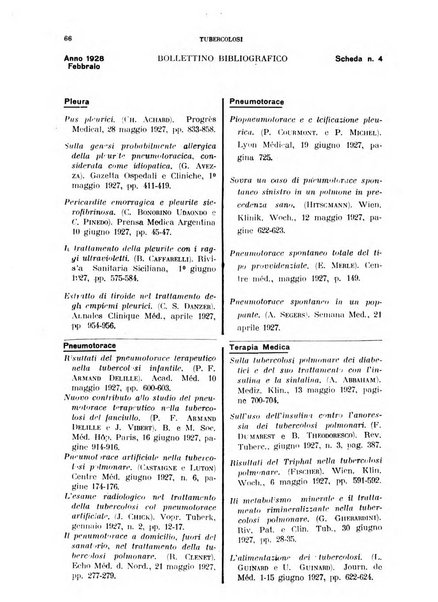 Tubercolosi giornale di studi e di lotta antitubercolare