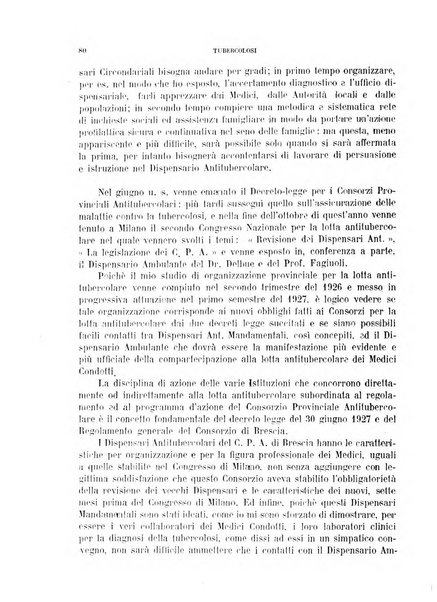 Tubercolosi giornale di studi e di lotta antitubercolare