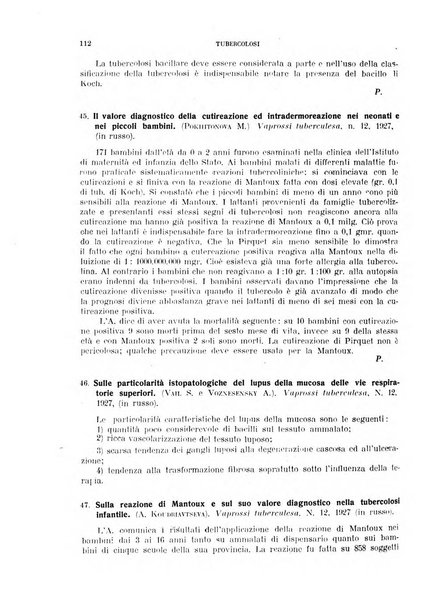 Tubercolosi giornale di studi e di lotta antitubercolare