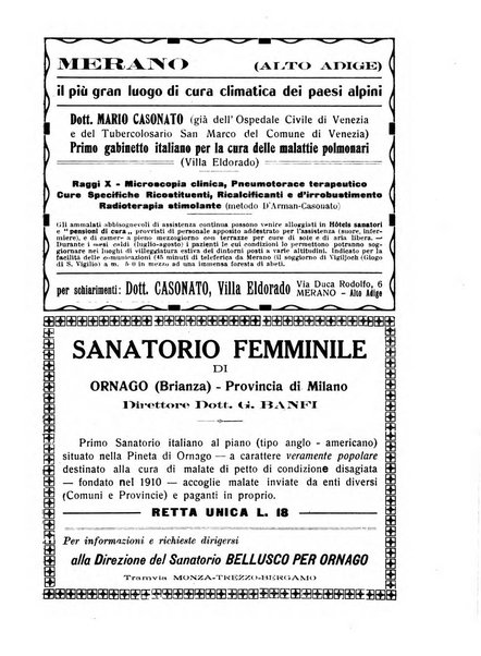 Tubercolosi giornale di studi e di lotta antitubercolare