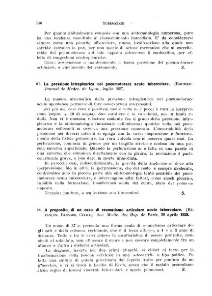 Tubercolosi giornale di studi e di lotta antitubercolare