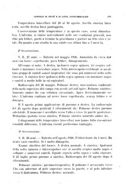 Tubercolosi giornale di studi e di lotta antitubercolare