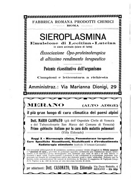 Tubercolosi giornale di studi e di lotta antitubercolare