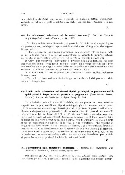 Tubercolosi giornale di studi e di lotta antitubercolare