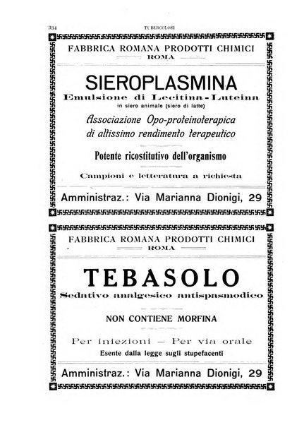 Tubercolosi giornale di studi e di lotta antitubercolare