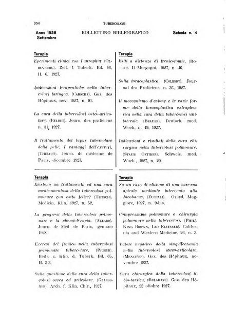 Tubercolosi giornale di studi e di lotta antitubercolare