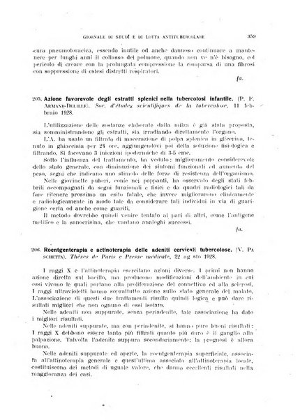 Tubercolosi giornale di studi e di lotta antitubercolare