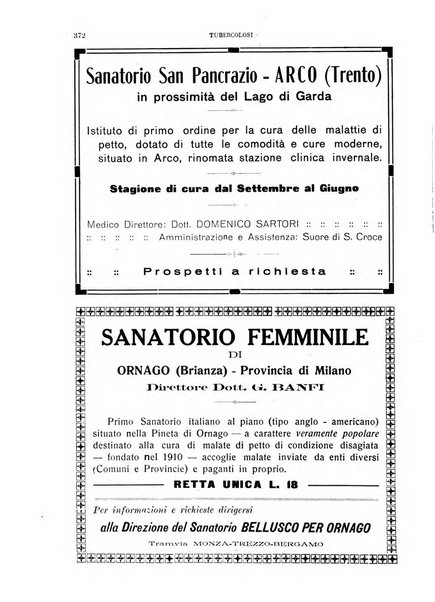 Tubercolosi giornale di studi e di lotta antitubercolare