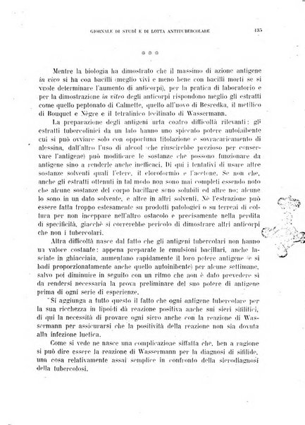 Tubercolosi giornale di studi e di lotta antitubercolare