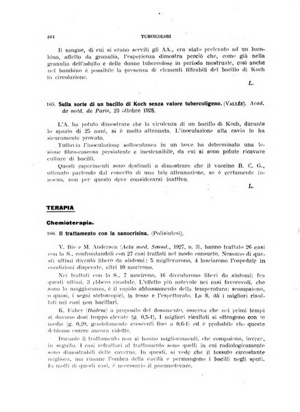 Tubercolosi giornale di studi e di lotta antitubercolare