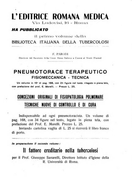 Tubercolosi giornale di studi e di lotta antitubercolare