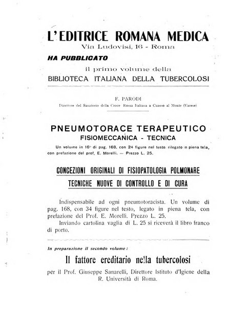 Tubercolosi giornale di studi e di lotta antitubercolare