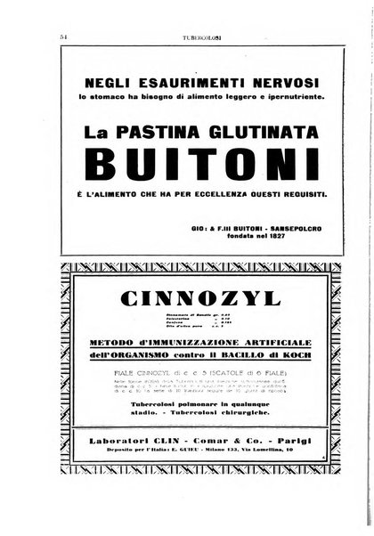 Tubercolosi giornale di studi e di lotta antitubercolare