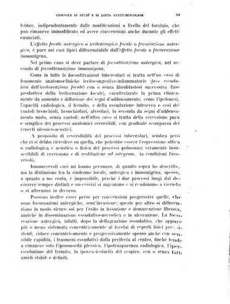 Tubercolosi giornale di studi e di lotta antitubercolare