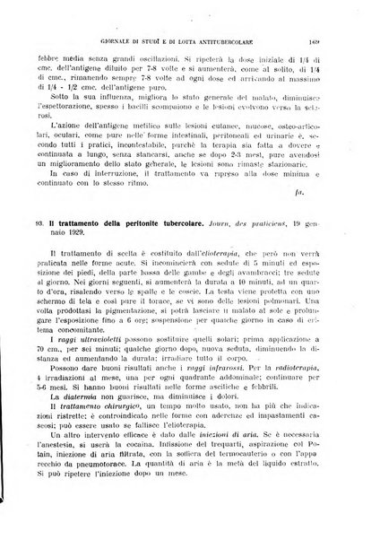 Tubercolosi giornale di studi e di lotta antitubercolare