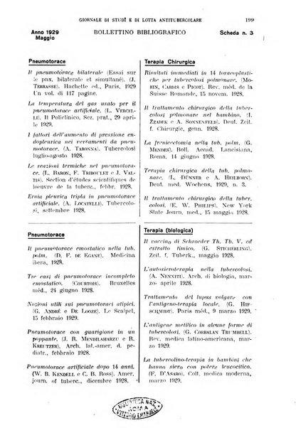 Tubercolosi giornale di studi e di lotta antitubercolare