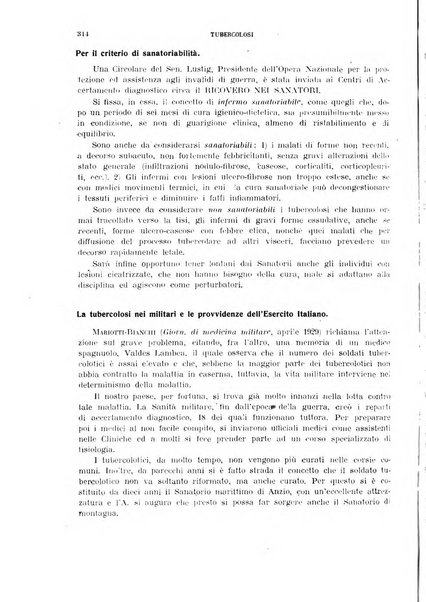 Tubercolosi giornale di studi e di lotta antitubercolare