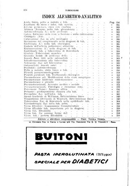 Tubercolosi giornale di studi e di lotta antitubercolare