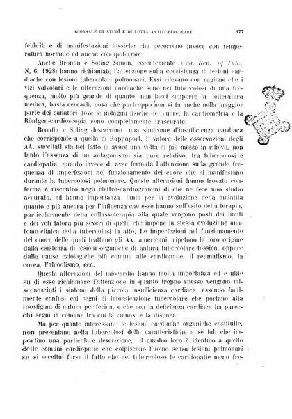 Tubercolosi giornale di studi e di lotta antitubercolare