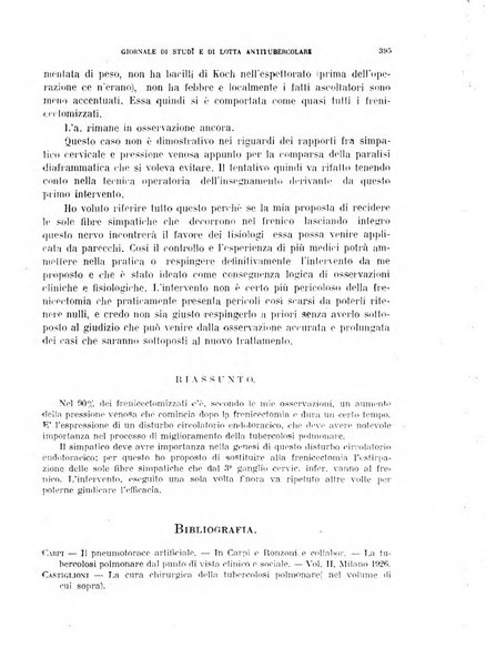 Tubercolosi giornale di studi e di lotta antitubercolare