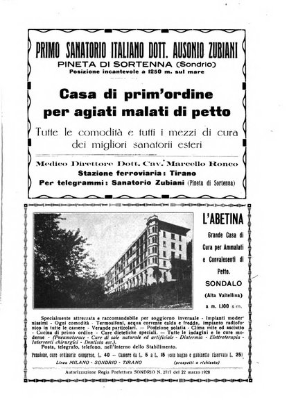 Tubercolosi giornale di studi e di lotta antitubercolare