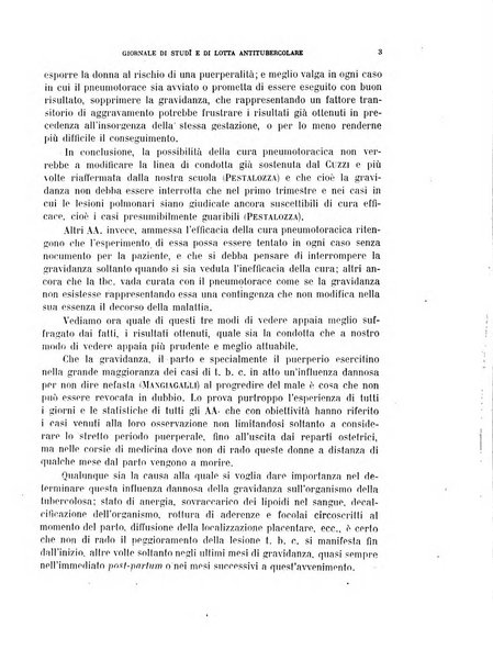 Tubercolosi giornale di studi e di lotta antitubercolare