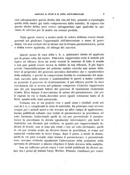 Tubercolosi giornale di studi e di lotta antitubercolare