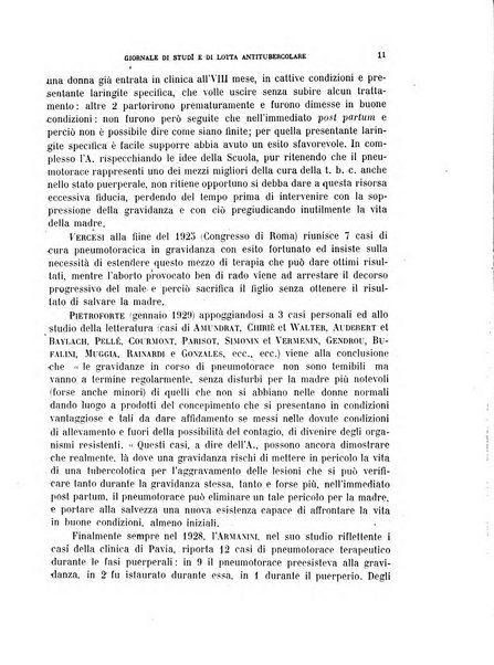 Tubercolosi giornale di studi e di lotta antitubercolare