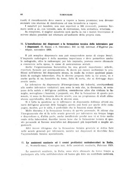 Tubercolosi giornale di studi e di lotta antitubercolare