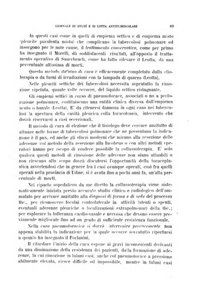 Tubercolosi giornale di studi e di lotta antitubercolare