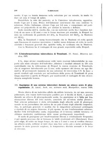 Tubercolosi giornale di studi e di lotta antitubercolare