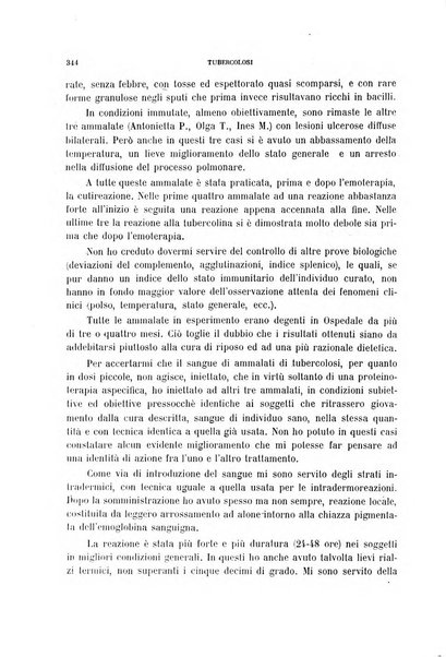 Tubercolosi giornale di studi e di lotta antitubercolare