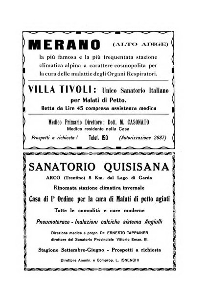 Tubercolosi giornale di studi e di lotta antitubercolare