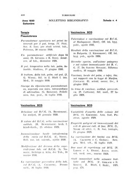 Tubercolosi giornale di studi e di lotta antitubercolare