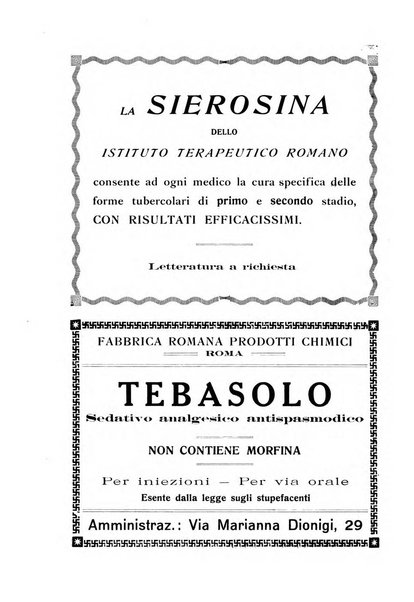 Tubercolosi giornale di studi e di lotta antitubercolare