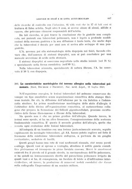 Tubercolosi giornale di studi e di lotta antitubercolare