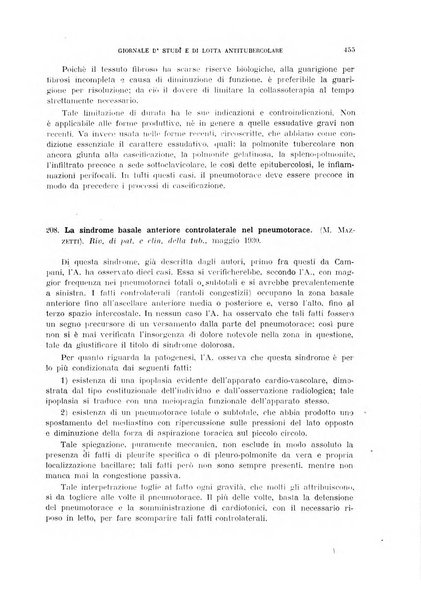 Tubercolosi giornale di studi e di lotta antitubercolare