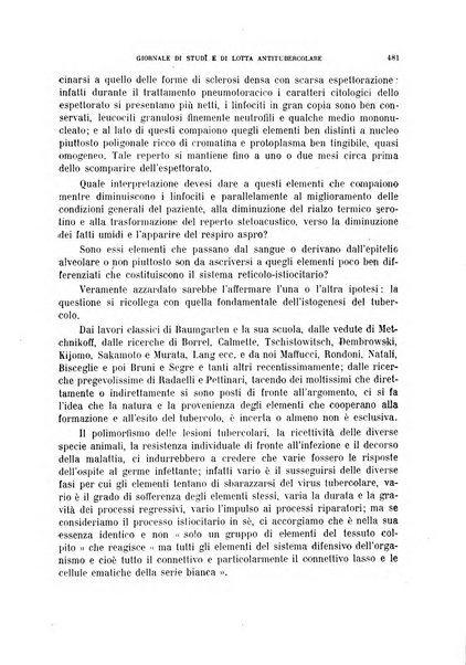 Tubercolosi giornale di studi e di lotta antitubercolare