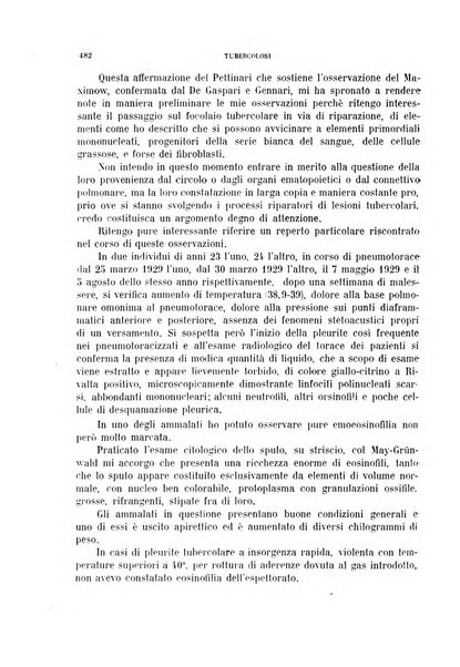 Tubercolosi giornale di studi e di lotta antitubercolare