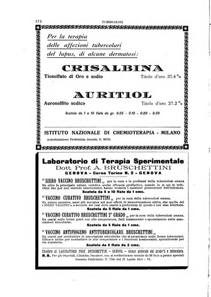 Tubercolosi giornale di studi e di lotta antitubercolare