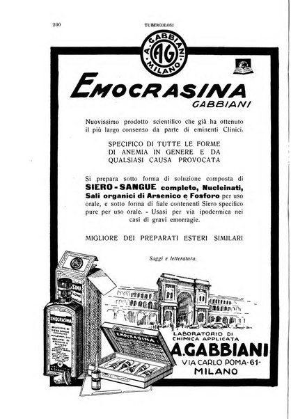 Tubercolosi giornale di studi e di lotta antitubercolare