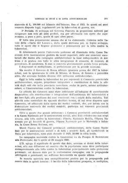 Tubercolosi giornale di studi e di lotta antitubercolare