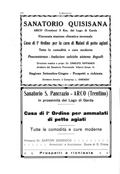 Tubercolosi giornale di studi e di lotta antitubercolare